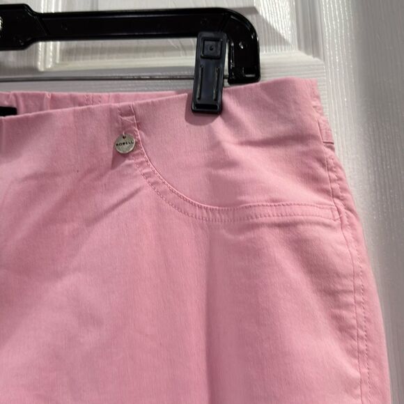 ROBELL BELLA 09 ANKLE GRAZER TROUSER. SOFT PINK. - Picture 3 of 9